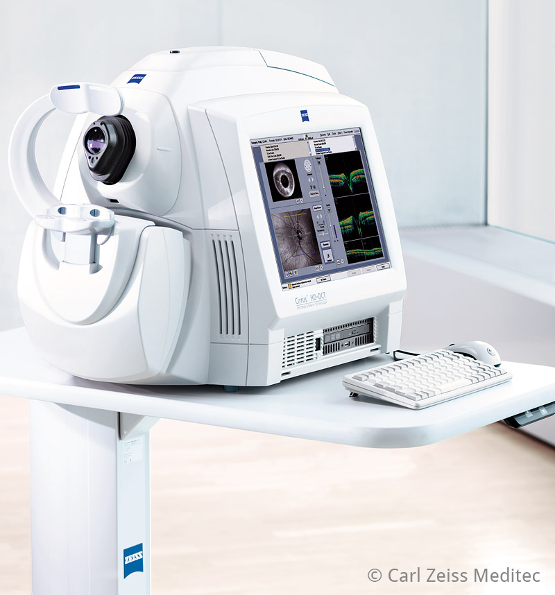 EyeMedic - Augenärztliche Privatpraxis // Optische Cohärenztomographie (OCT)